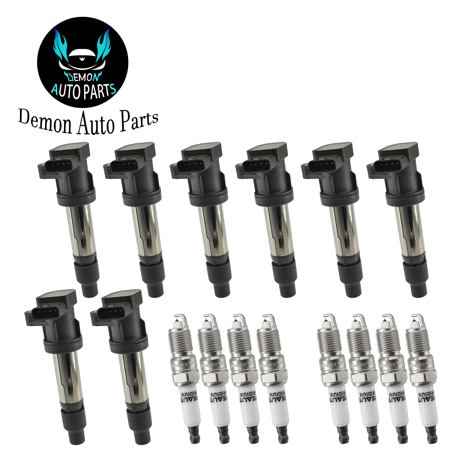 8 Ignition Coil & 8 Spark Plug For 2006-2011 Buick Lucerne 4.6L V8
