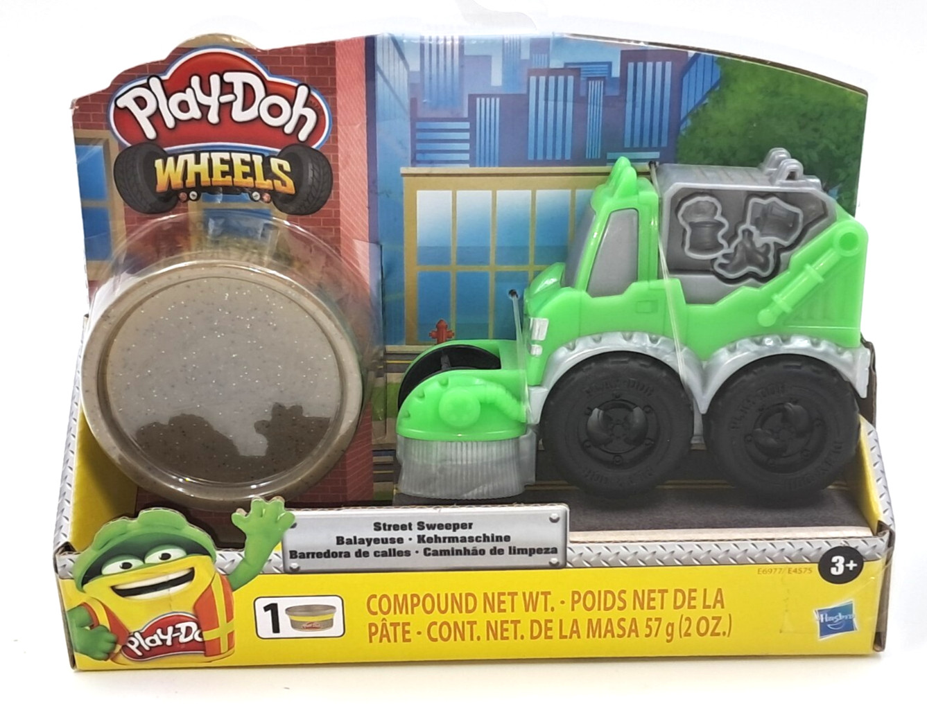 2019 Play-Doh Wheels Street Sweeper Modeling Clay Dirt Made by Hasbro