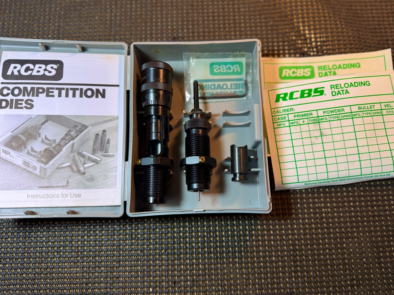 RCBS Competition FL Micrometer Reloading Dies, .222 Remington