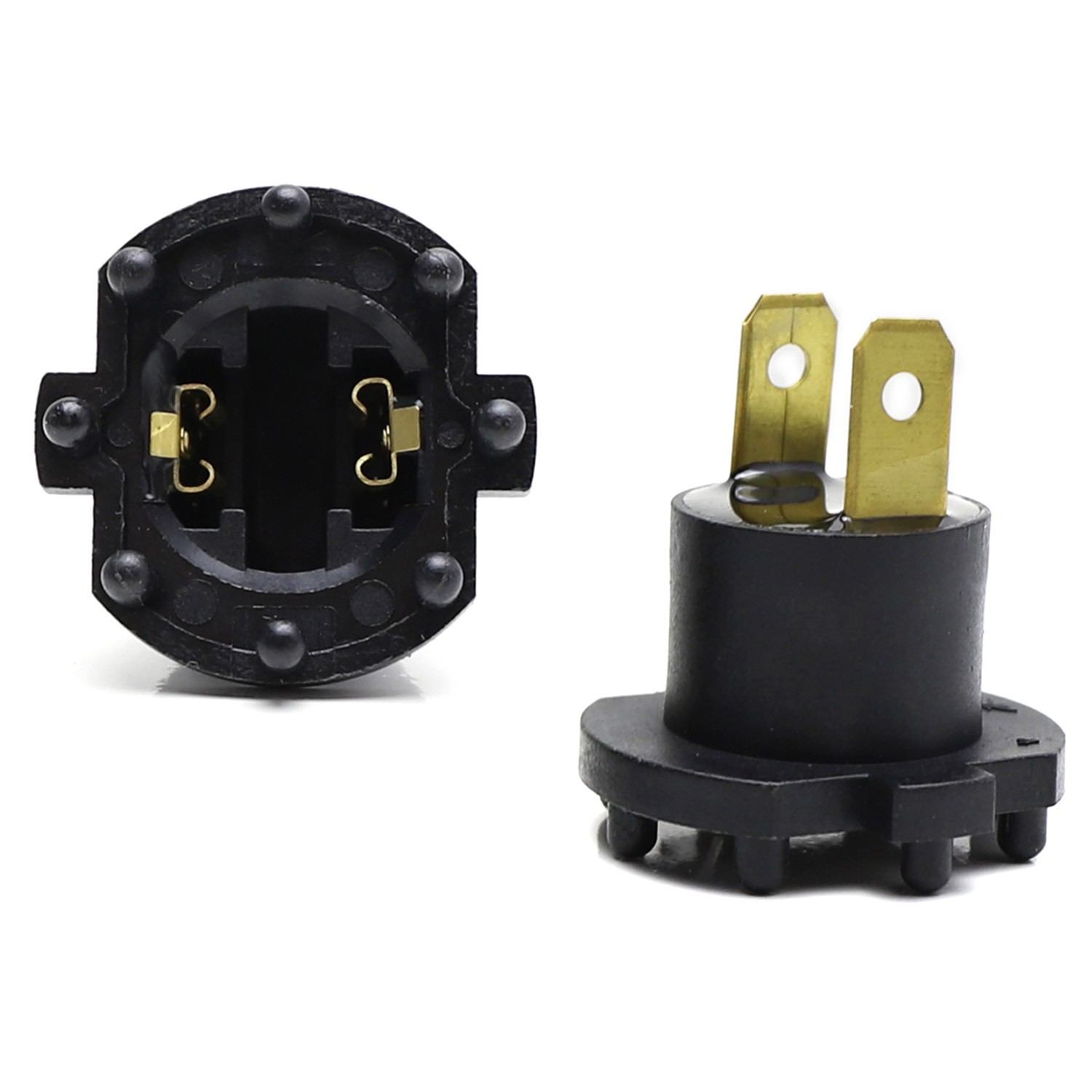 645-540 H7 Headlight Bulb Socket Retainer Holder Adapters For Mazda 3 5 Protege