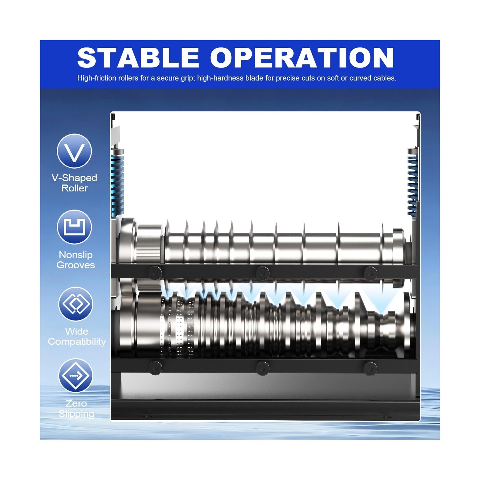 Electric Wire Stripping Machine, 11 Channel Automatic Wire Stripper for 0.08-...