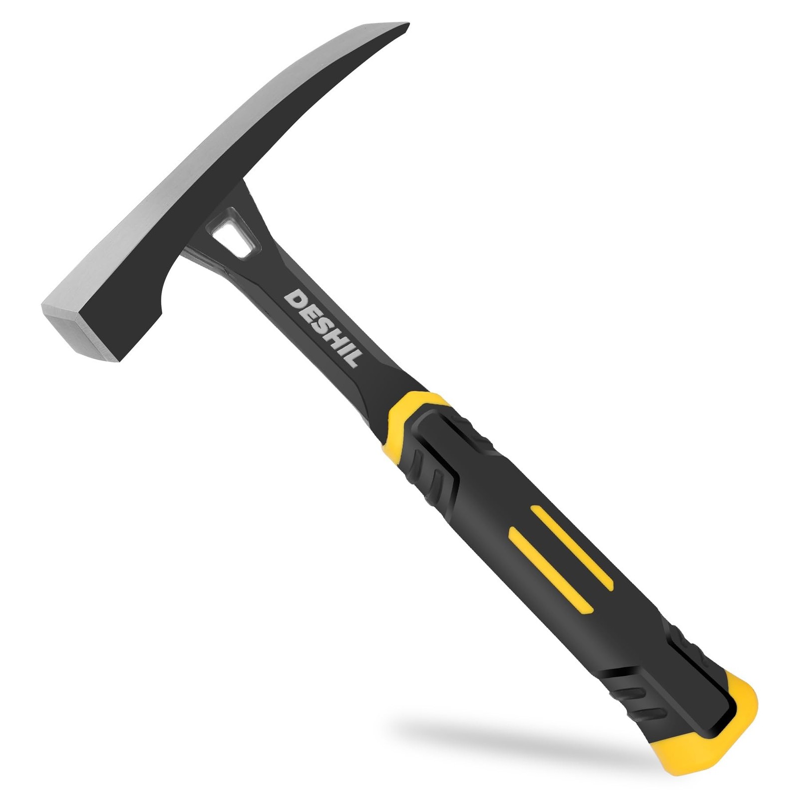 Bricklayer's Hammer Mason's Hammer - 20 oz Masonry Tool with Forged Steel Con...