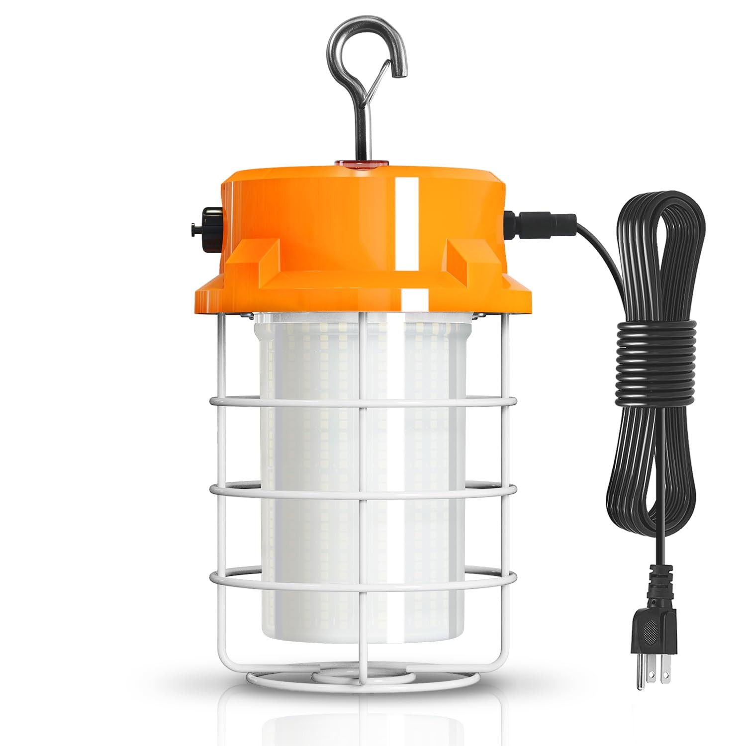 80W LED Temporary Work Light 12000lm 5000K Daylight White Portable Hanging Co...