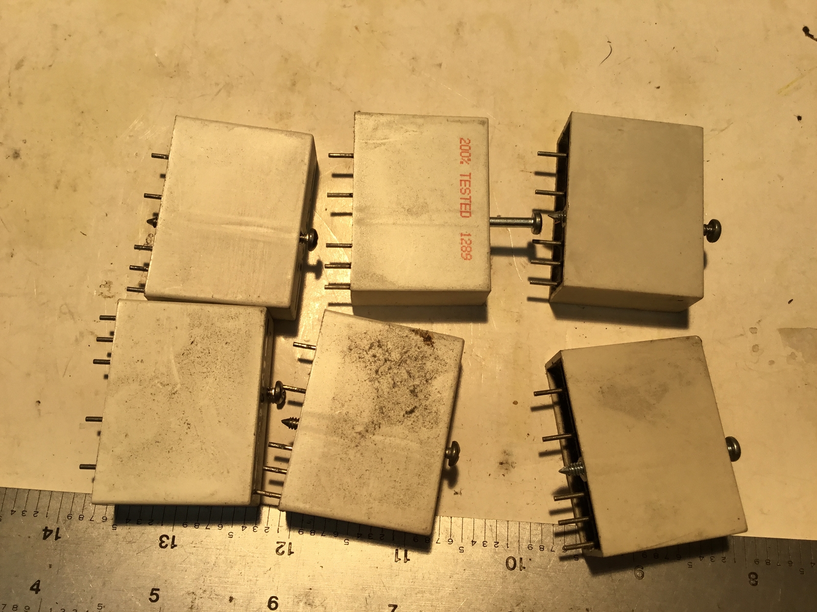 6 pc OPTO 22 IDC5 Solid State Relay Salvage (167)