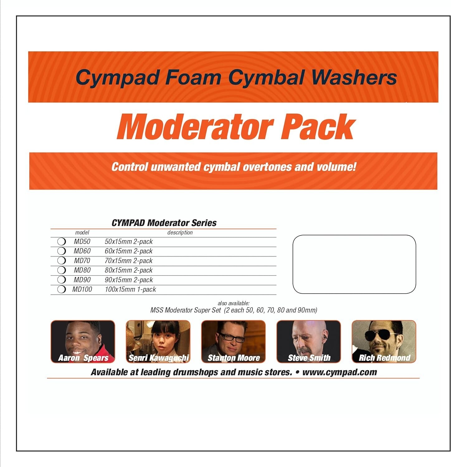 Cympad MD80 Cympad Moderator Double Set 80mm