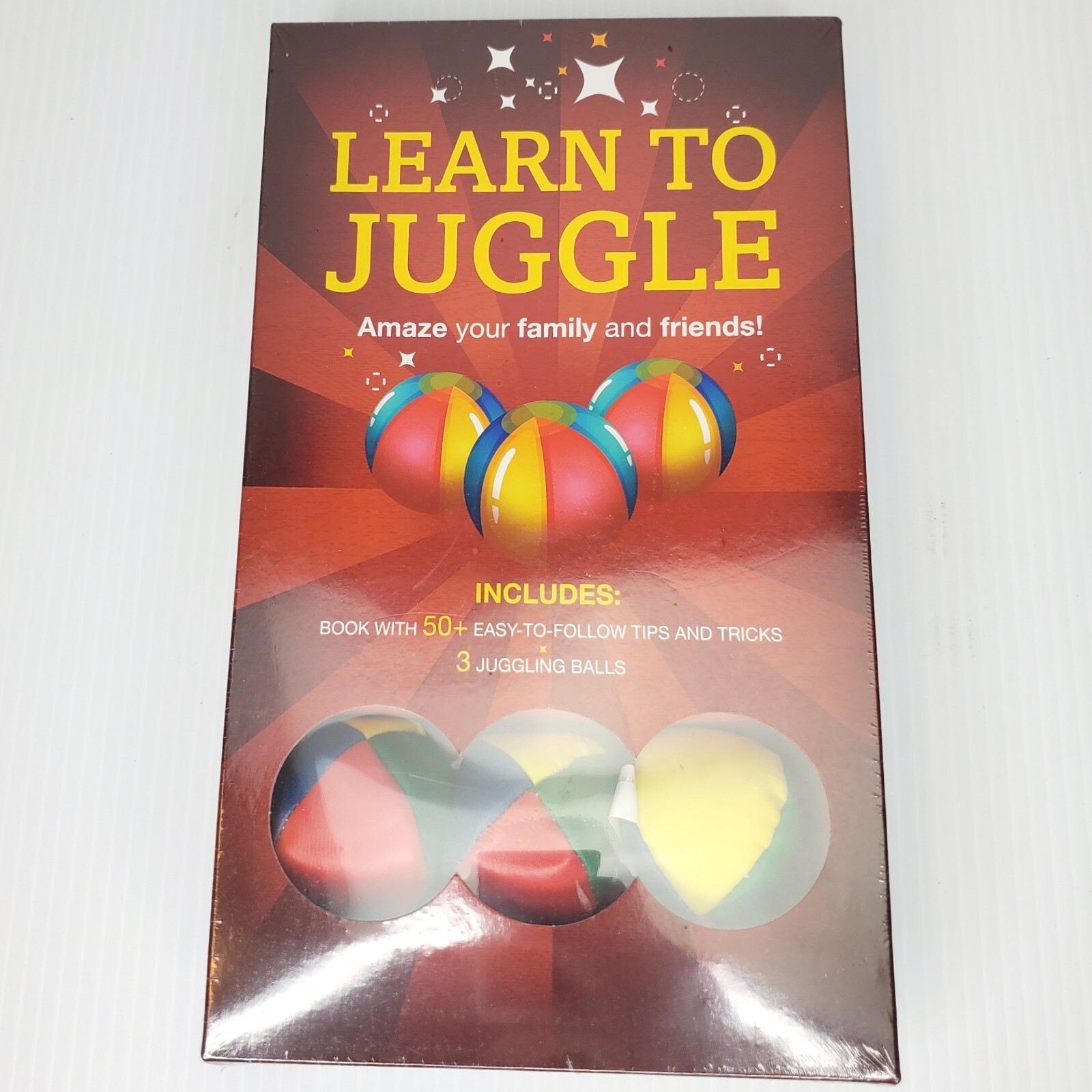 Learn to Juggle Kit 3 Juggling Balls 50+ Easy to Follow Tips & Tricks Clown core