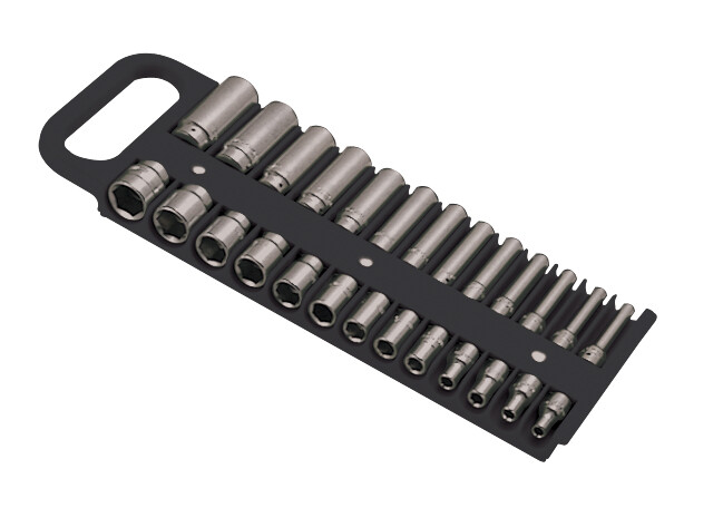 Lisle 40130 Black 1/4" Magnetic Socket Holder