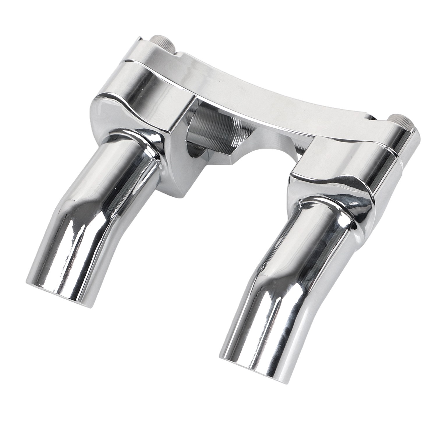 3.5" Pullback Aluminum Handlebar Riser Top Clamp For Harley Dyna Fat Boy FLSTF