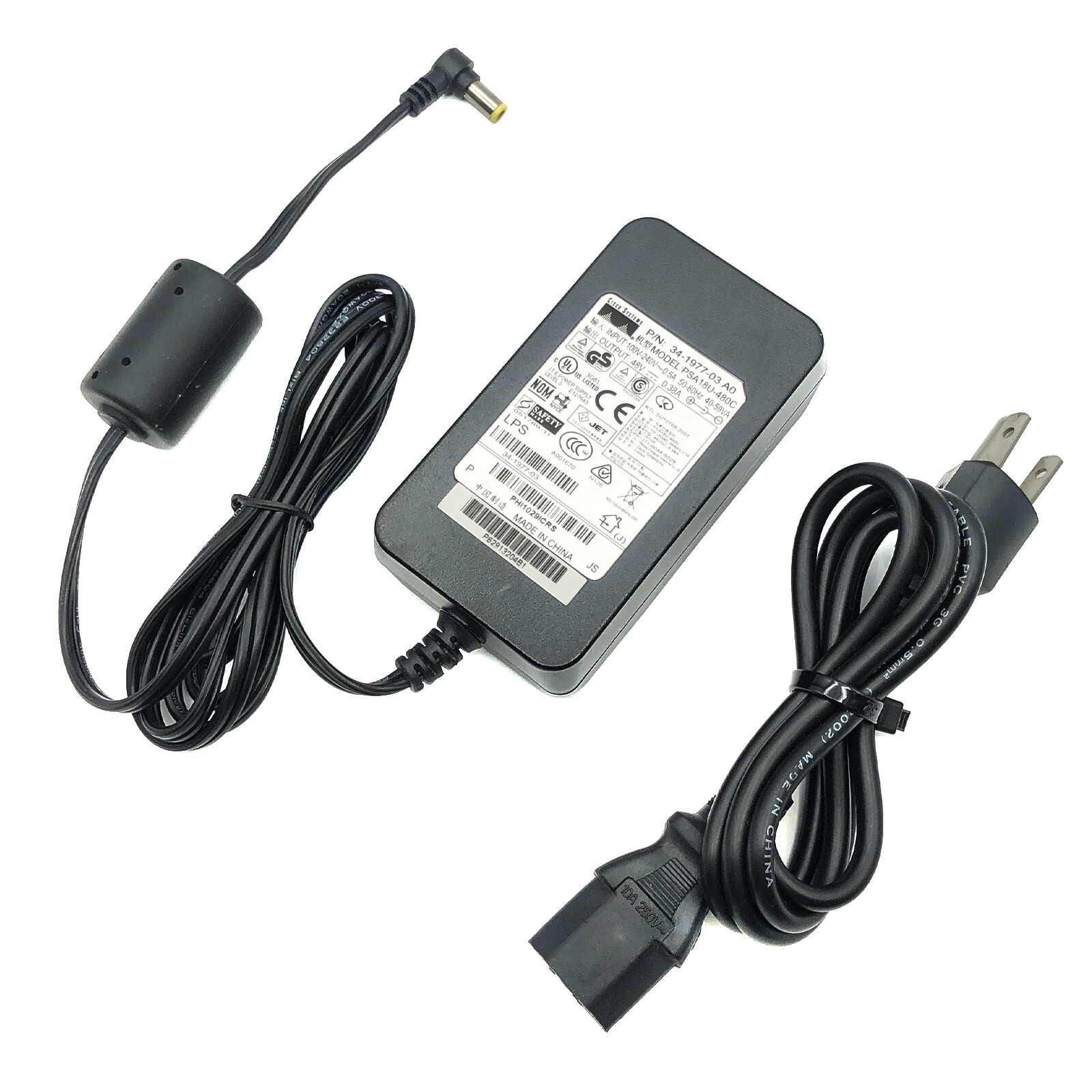 Genuine Cisco CP-PWR-CUBE-3 AC Adapter 341-0206-03 IP Phone Charger OEM