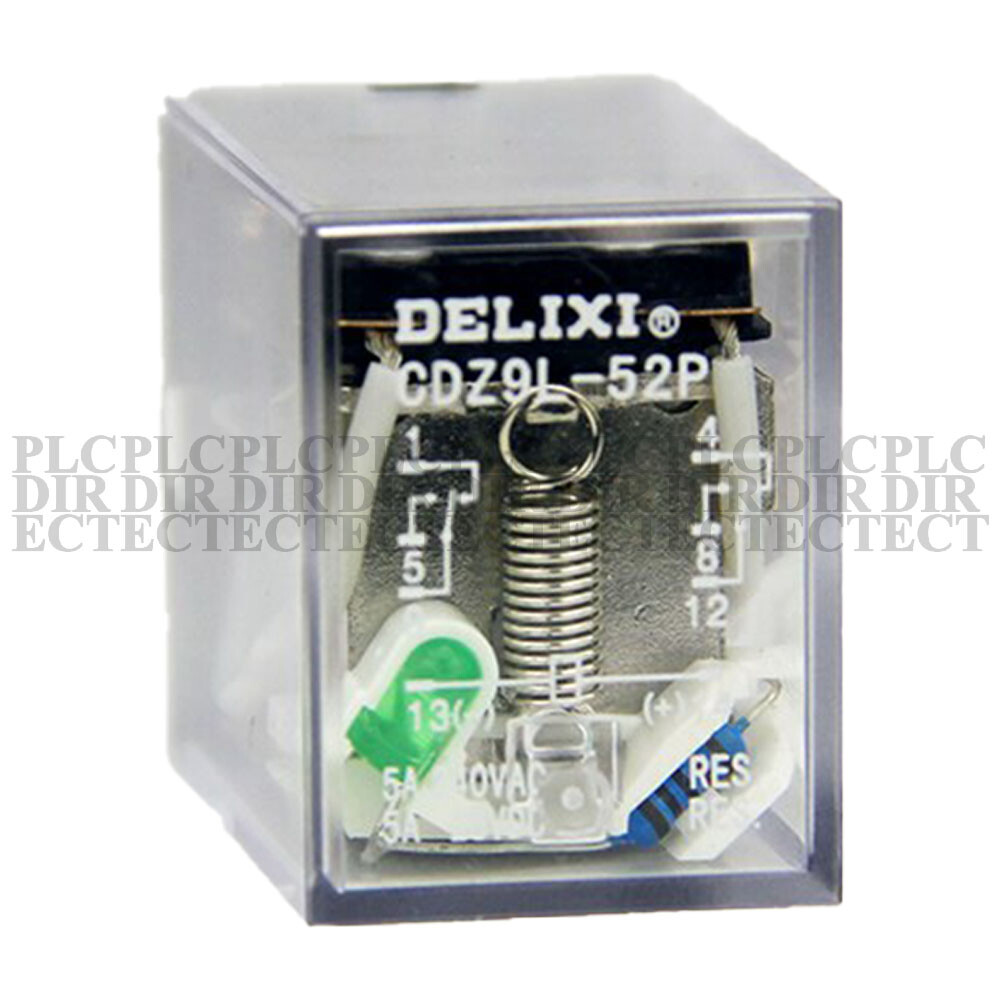NEW Delixi CDZ9L-52P Intermediate Relay 220V