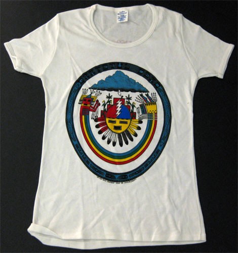 Grateful Dead Lundquist Original 1982 Ladies L Tour Shirt VTG Jerry Garcia RARE