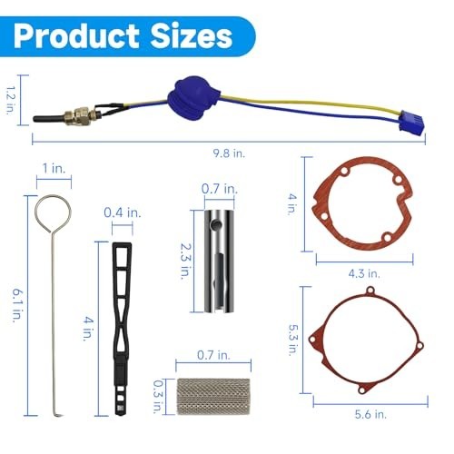 Glow Plug Repair Kit - Ceramic Replacement for 12V/24V Diesel Heaters, 10PCS