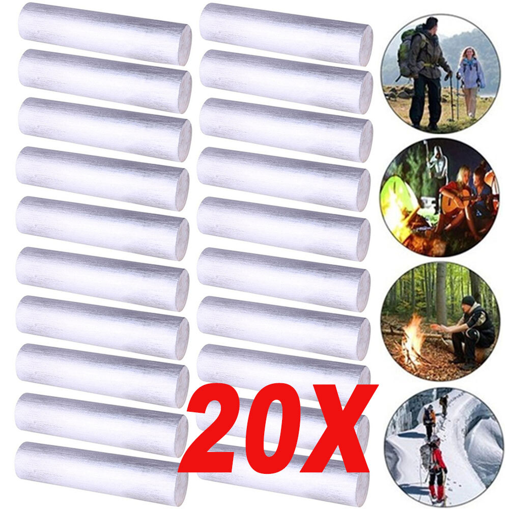 Magnesium Mg Metal 20x 99.99％ Rod 16mm x 90mm Light Fire Outdoor Travel Survival