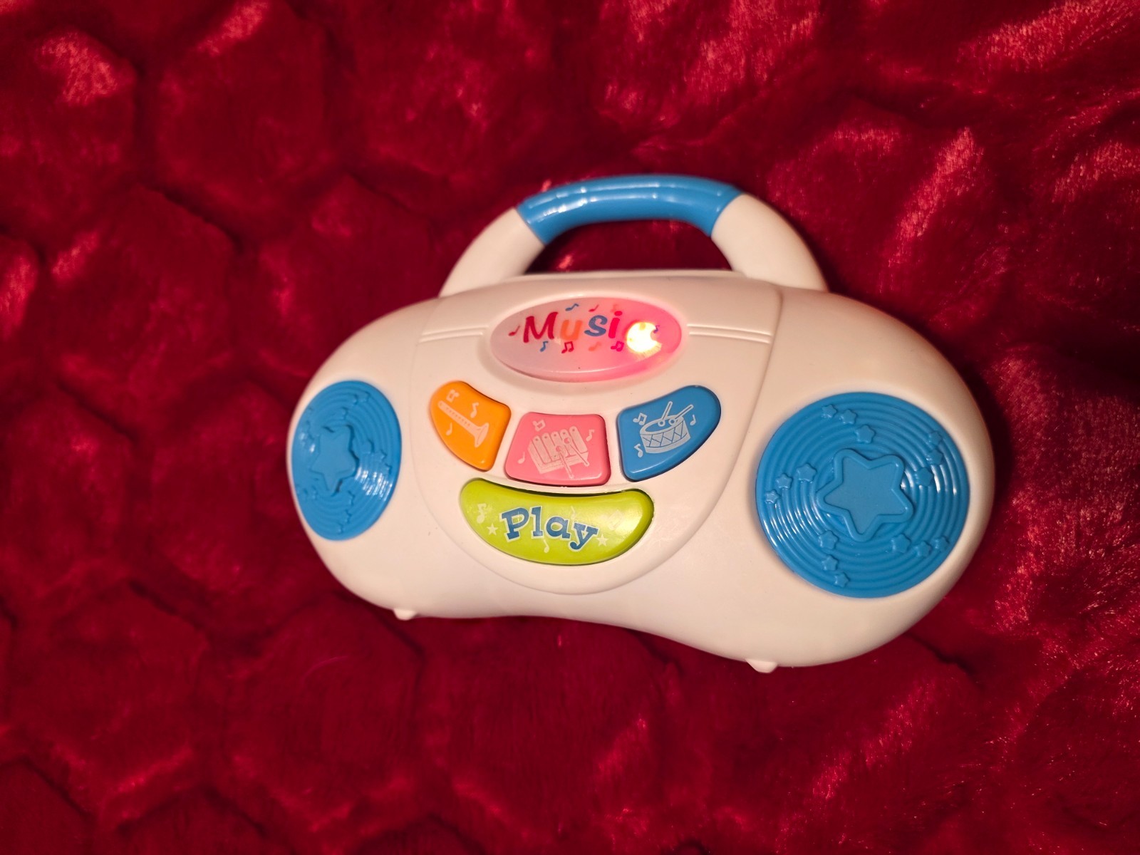 1992 TOYBOX PORTABLE TUNES SOUND AND LIGHT