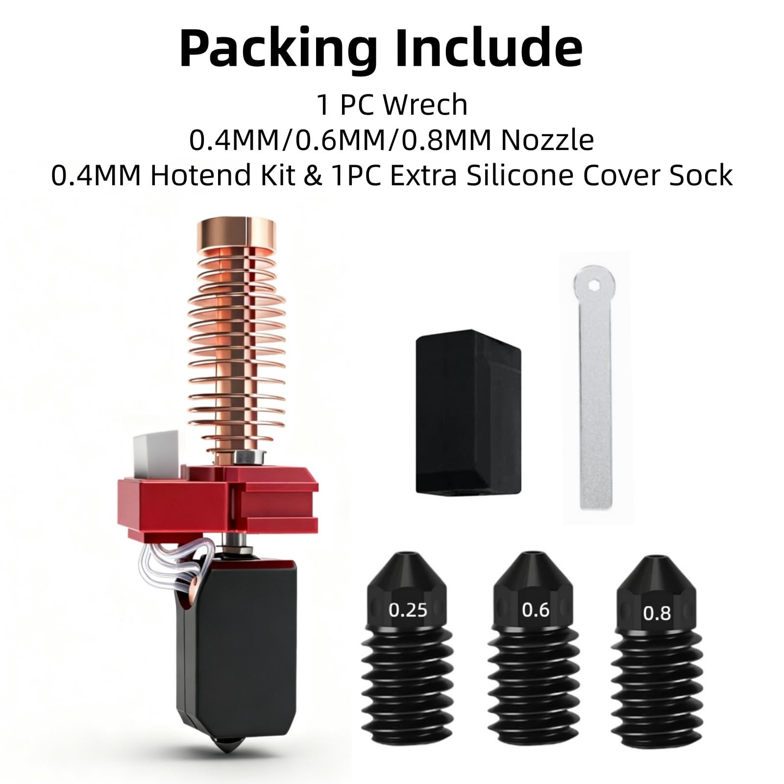 Ceramic Nozzle 0.4MM Quick-Detachable for Flashforge Adventurer 5/5M Pro