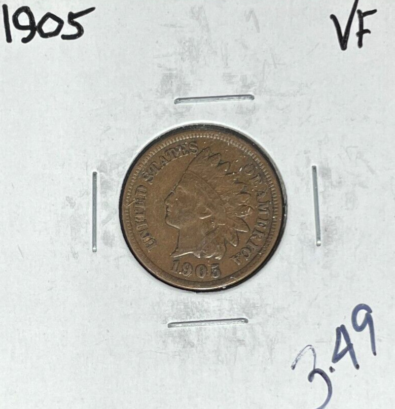 1905 INDIAN HEAD CENT - VF ~NICE COIN~