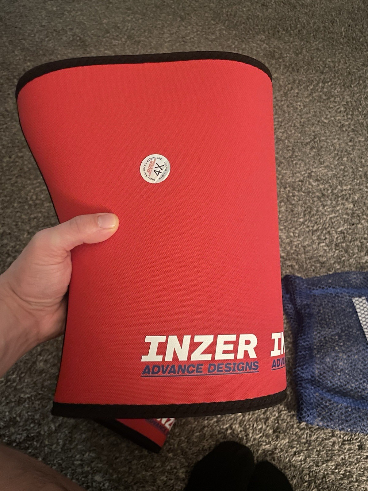 Inzer Advance Designs ErgoPro Knee Wraps 4X Red Weight Lifting