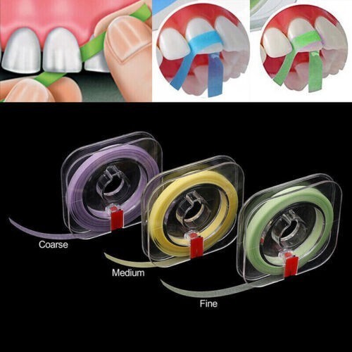Dental Polishing Strips Composite Resin Sanding Finishing Strip 4mm 6m/roll