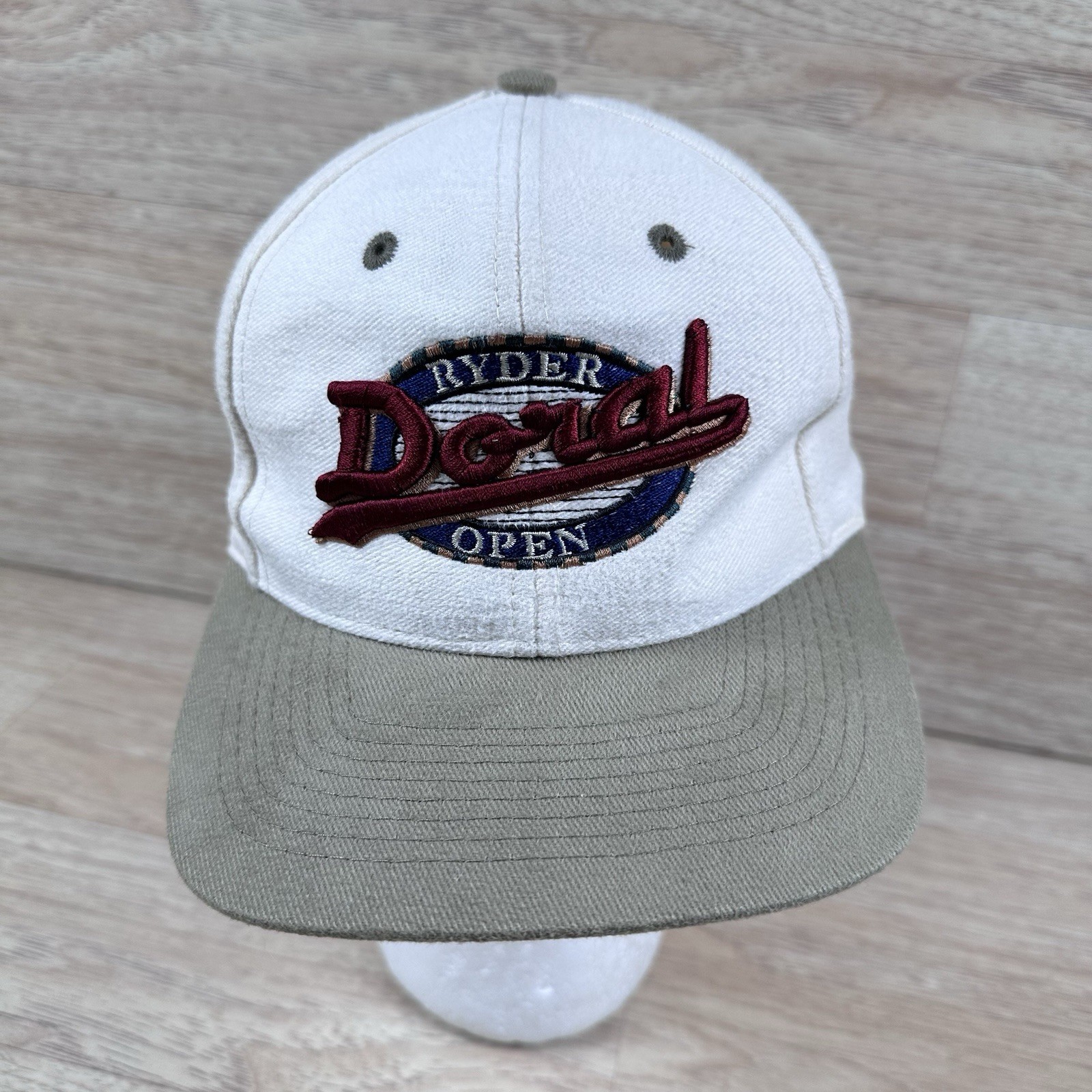 Vintage Doral Open Ryder Golf Hat White HEADGEAR PGA Tour