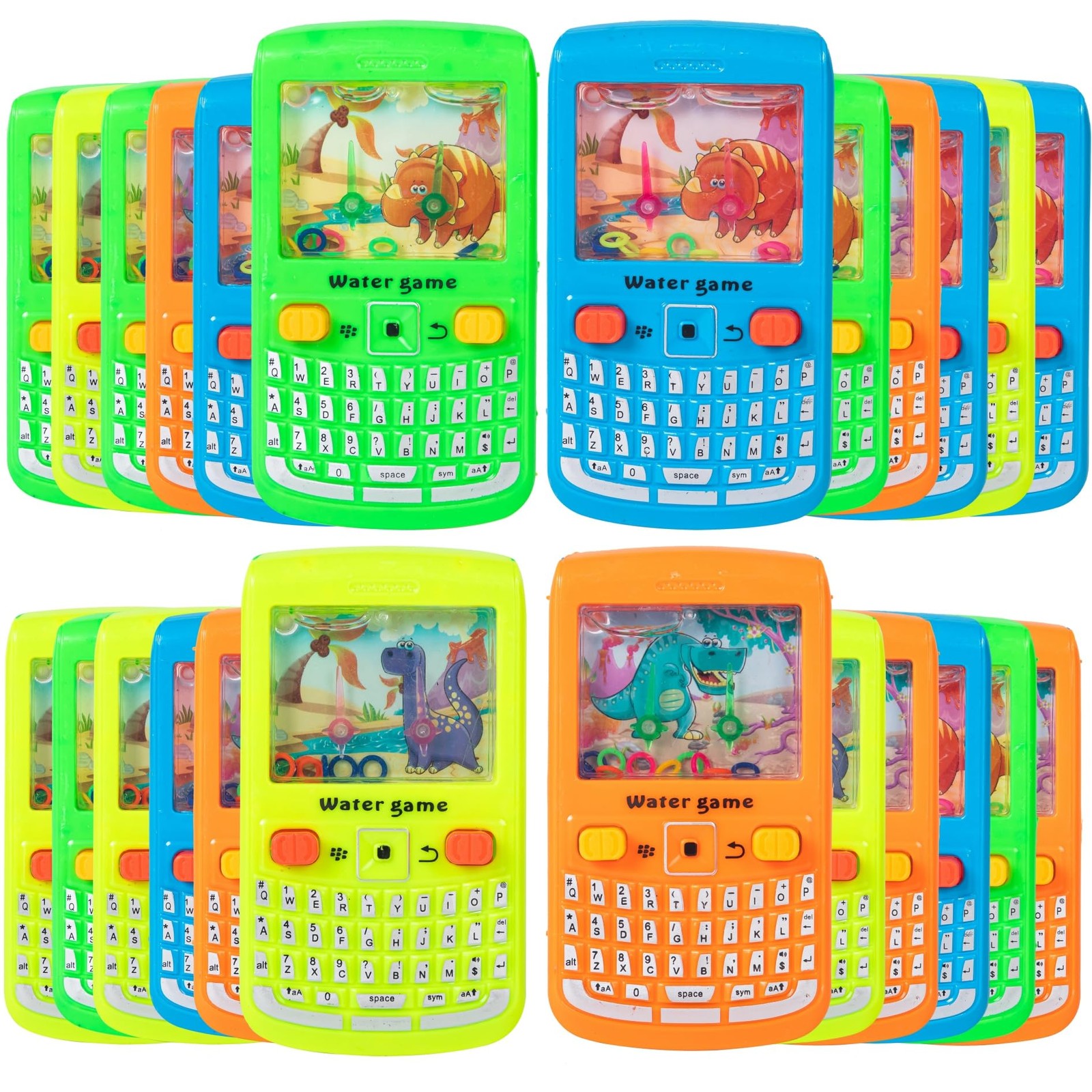 24 PCS Handheld Water Game Party Favors for Kids Ages 3,4,5,6,7,8,9-Pocket Wa...