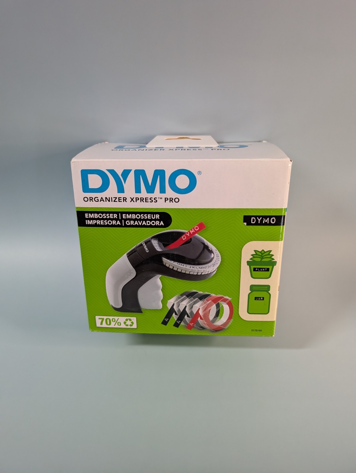 New Dymo Organizer Xpress Pro Embossing Label Maker w/ 3 Tapes Black Red Manual