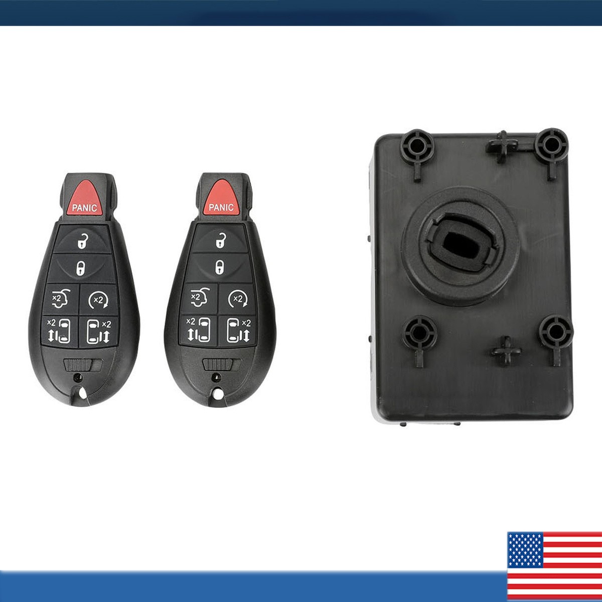 for 2009-15 Dodge Ram 1500 WIN Module Wireless Ignition Node w/ Keys USA C