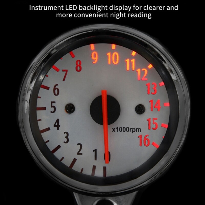 1.6W Tachometer, Easy to Read Electronic Pointers Display for Engine