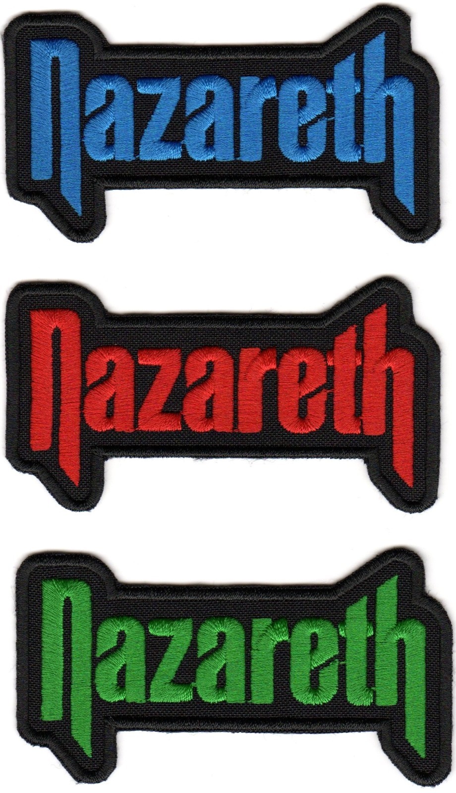 Nazareth Sew On Patch Scottish Hard Rock Heavy Metal Blues Rock Band Logo