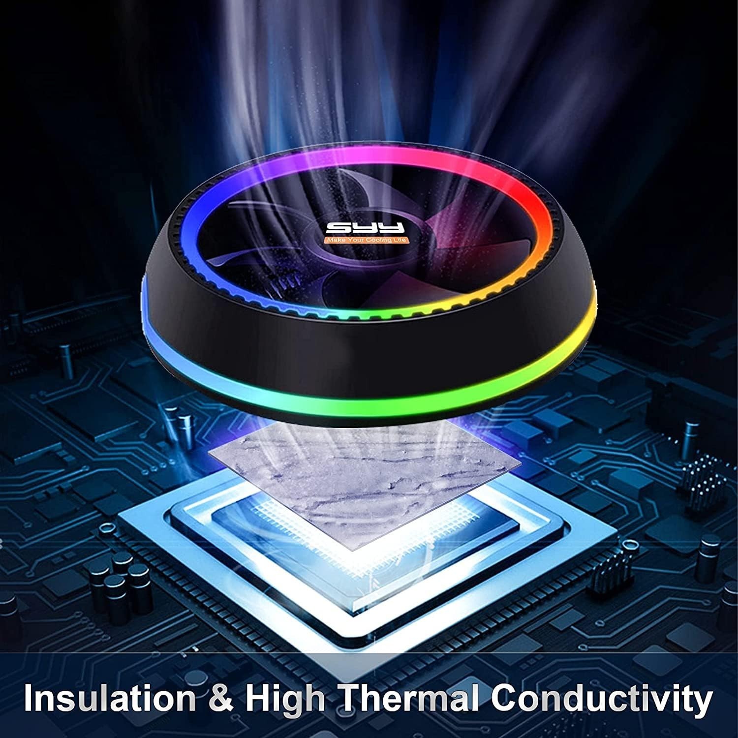 Thermal Paste with Tool kit, 10 Grams CPU Paste Thermal Compound Heatsink for...
