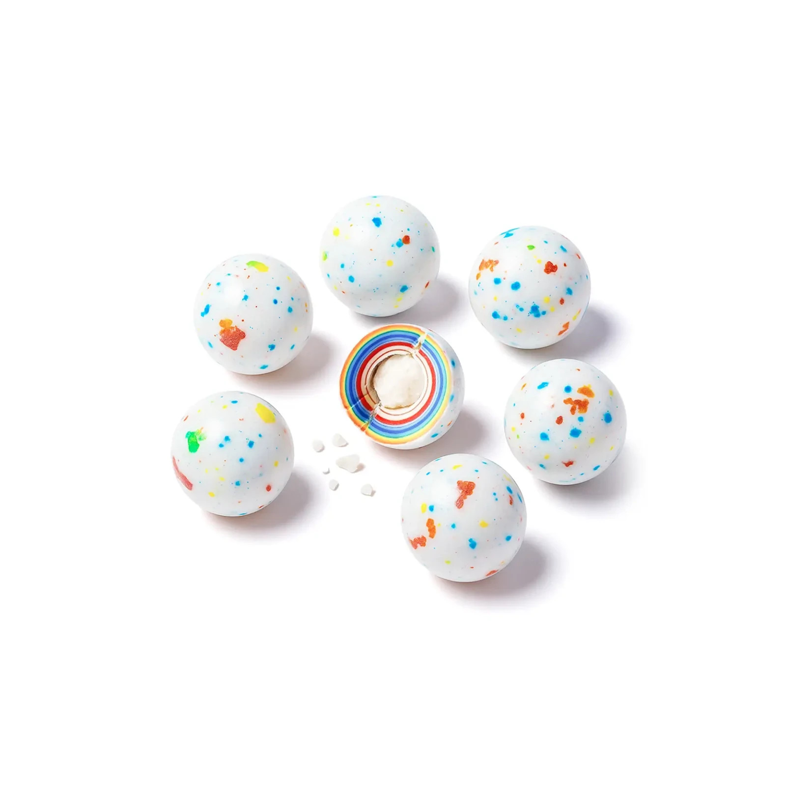 Mini Psychedelic Jawbreakers – Colorful Hard Candy Balls – Retro Novelty Sweets