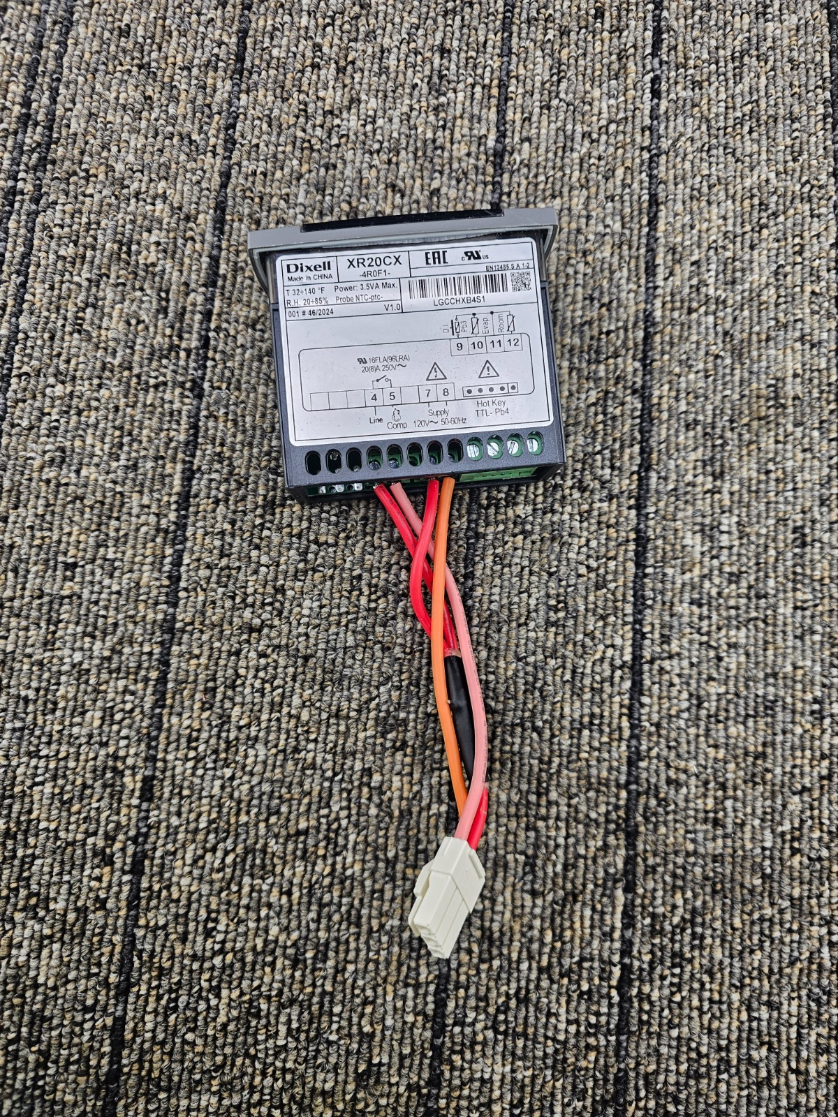 Dixell XR20CX-4R0F1 Digital Refrigerator Thermostat Temperature Controller 250VA