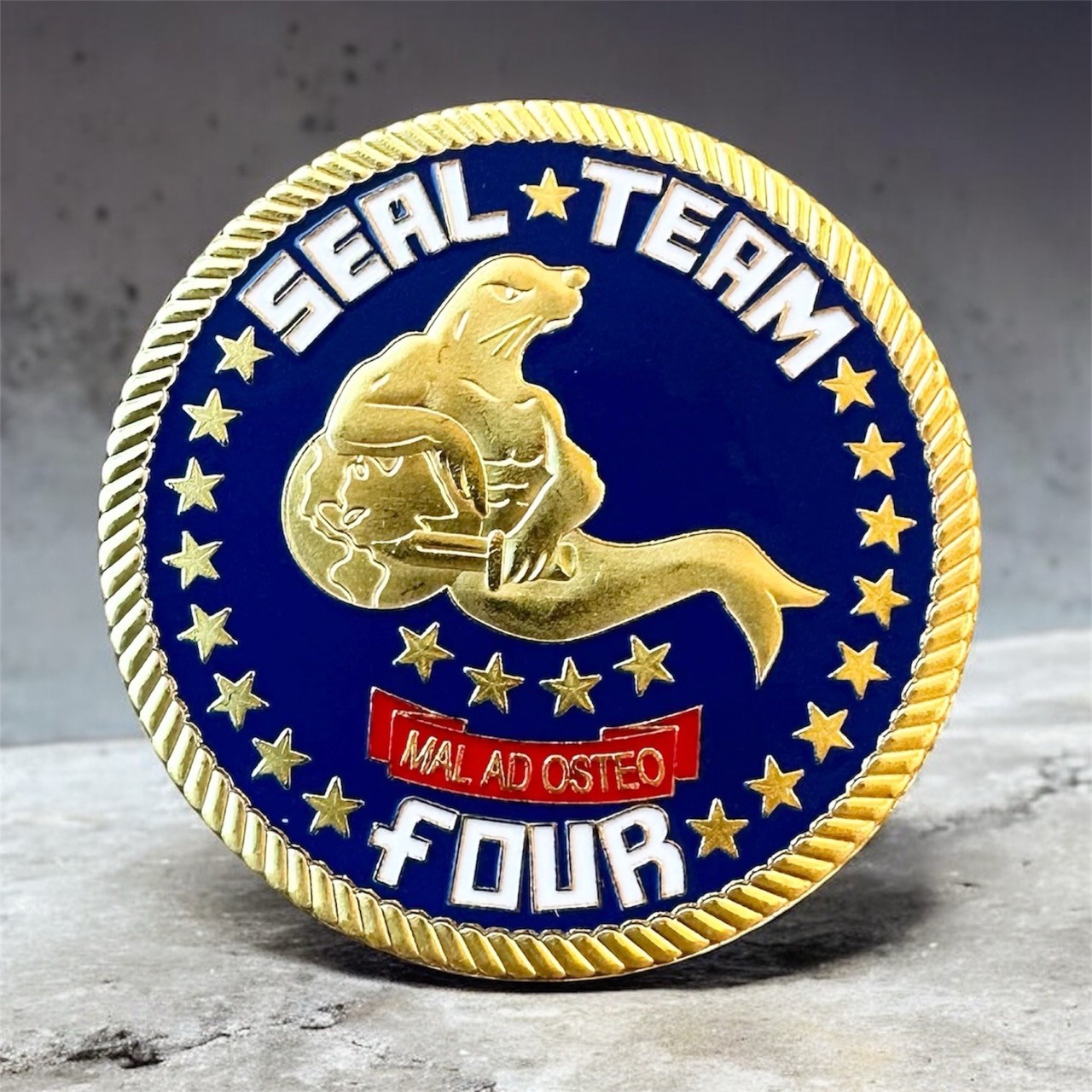 U.S. Navy Seal Team 4 Challenge Coin ·IN STOCK· ·FAST SHIPPING· ·NEW·