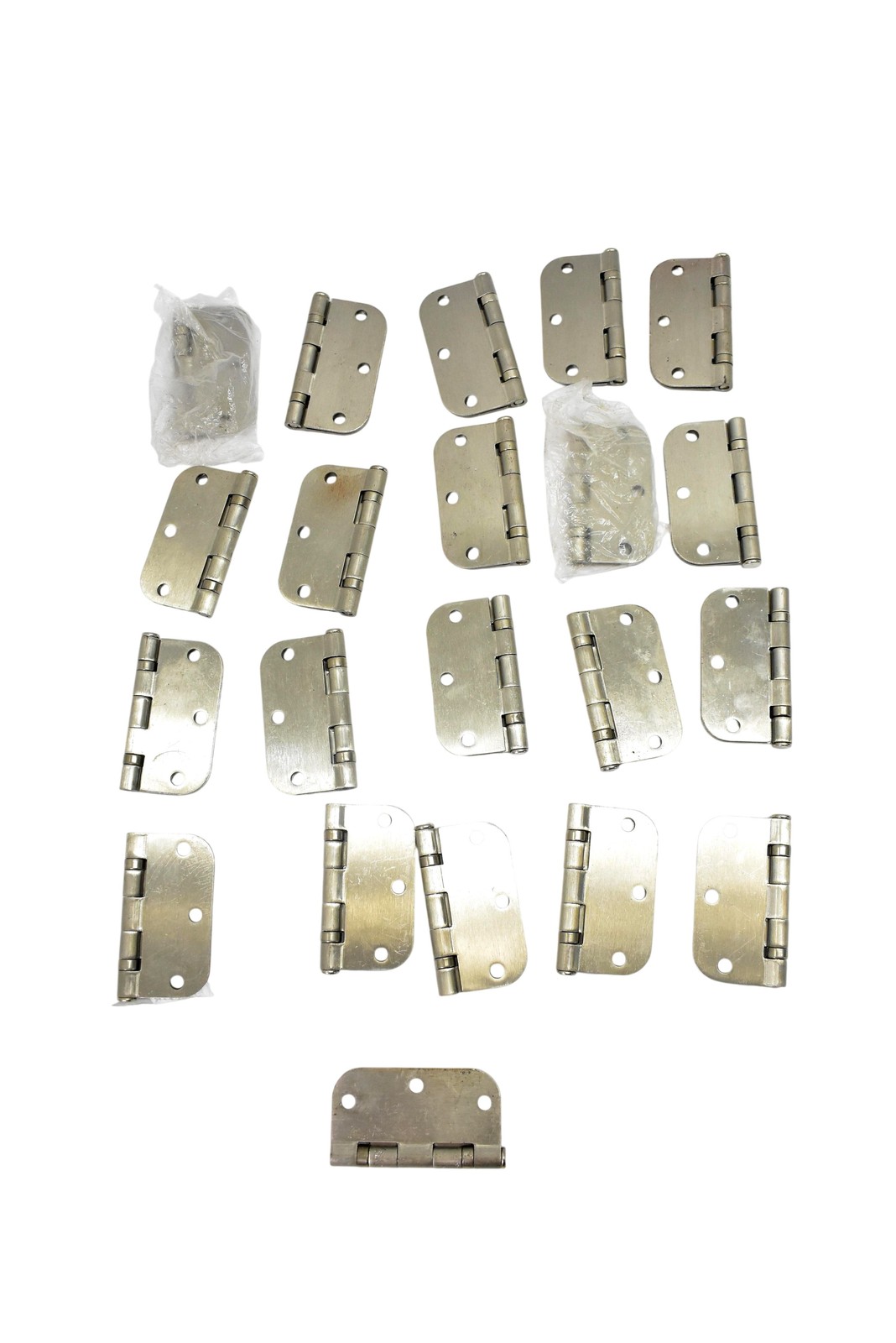 GlideRite Hardware Door Hinge 3-1/2" x 1/4" Corner Radius Lot of 21 Bulk