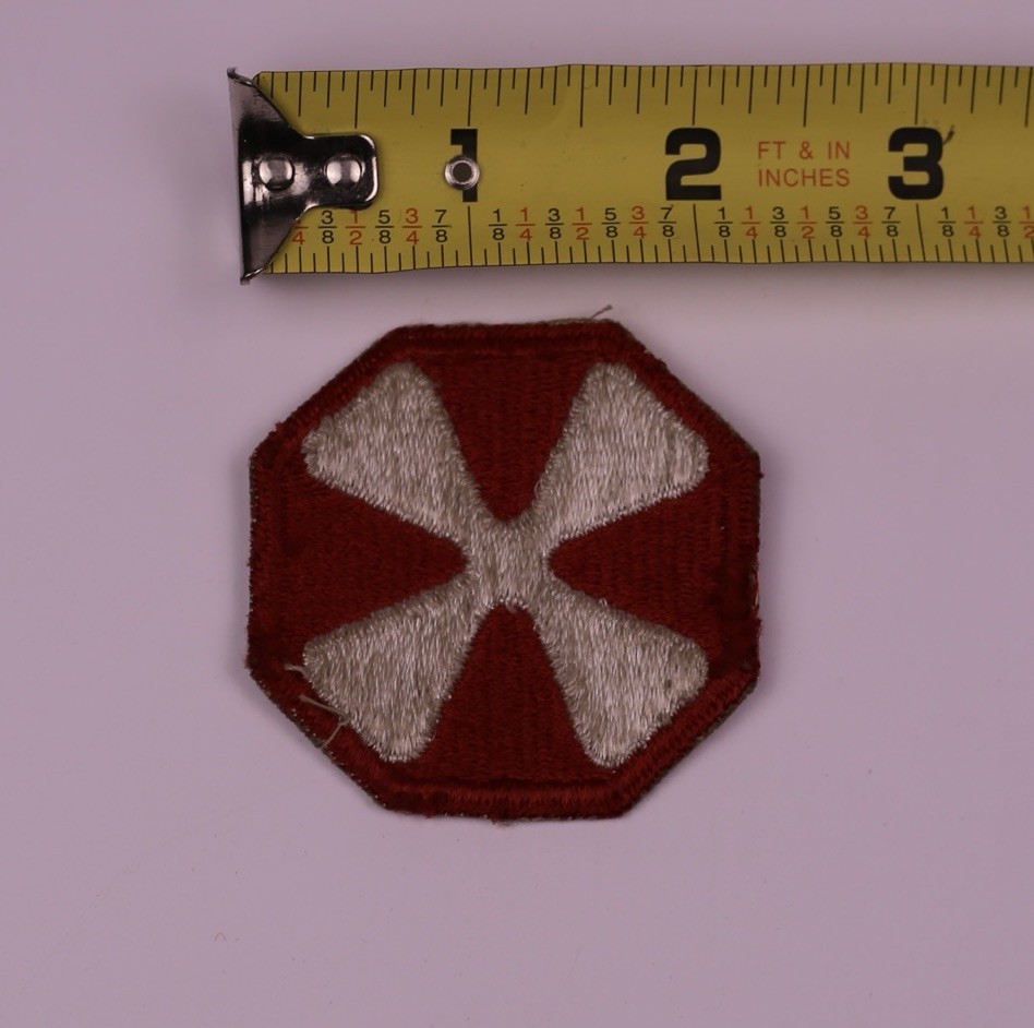 U.S. Military 8th Army Patch Insignia Full Color Cut Edge Patch ~2” Octagon