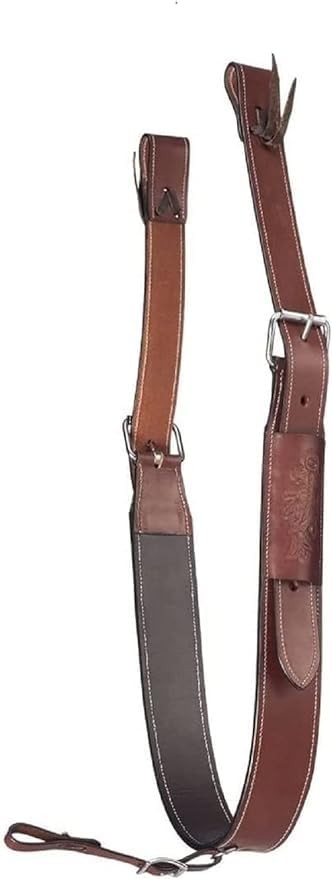EQUESTRIAN UNIVERSE Horse Western Leather Complete Flank Cinch Set Rear Flank...