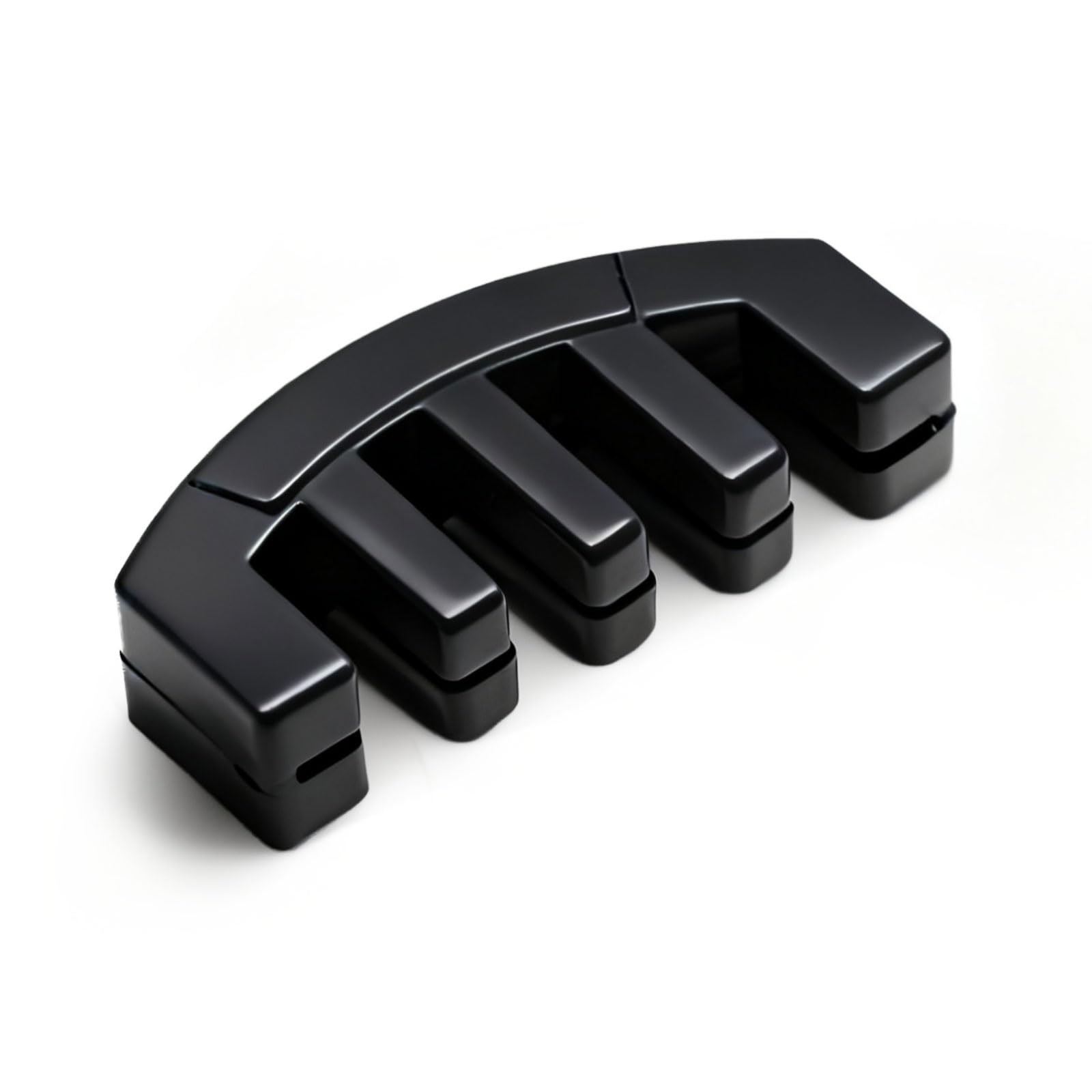 Rubber 4/4 Violin Practice Mute, Claw Style, Musical String Instrument, Black