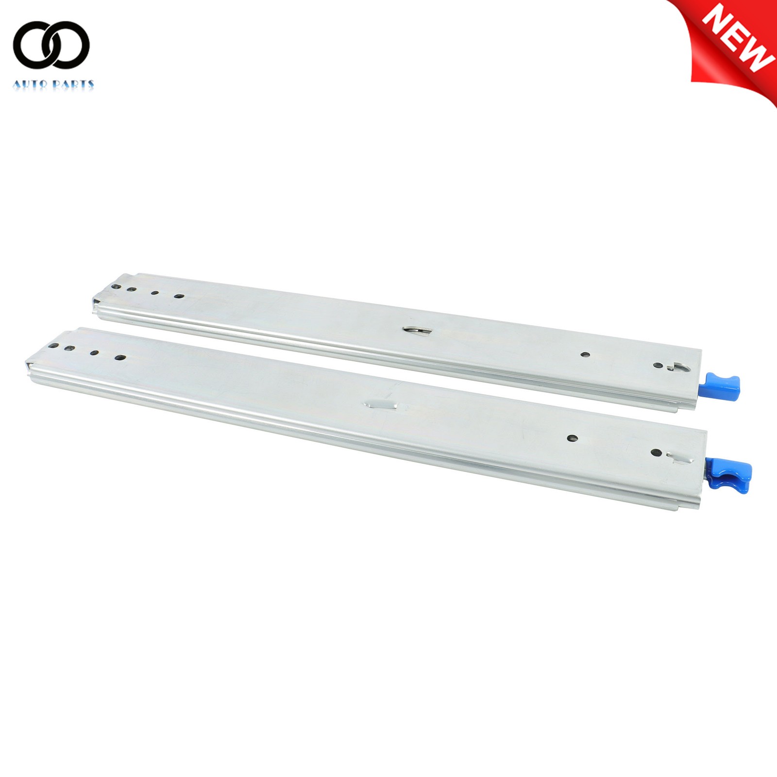 1Pair Heavy Duty Drawer Slides 22" 500 lbs Load Capacity Side Mount Extension