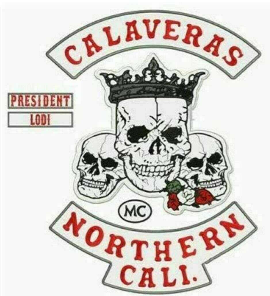 CALAVERAS NORTHERN CALI MC 35CM EMBROIDERED IRON ON 6 pcs set