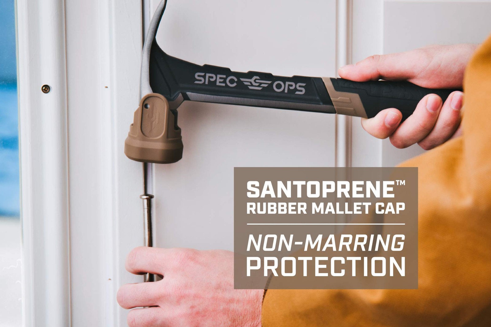 Tools Soft Rubber Mallet Hammer Cap for Carpentry & Demolition, Compatible wi...