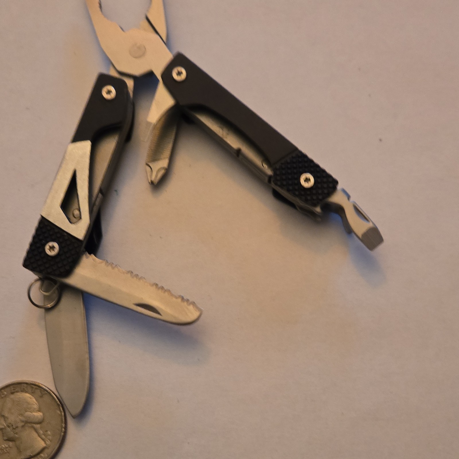 Gerber Vise Folding Multi-Tool Pliers Metal Blade & Handle Black/Silver