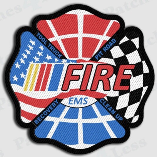 Fire Safety Rescue Patch N@scar Indy Car