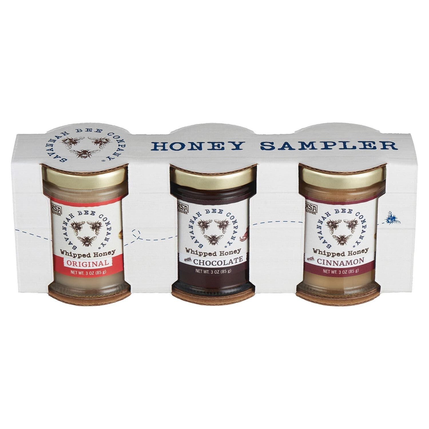 SAVANNAH BEE CO Whipped Honey Sampler, 9 OZ