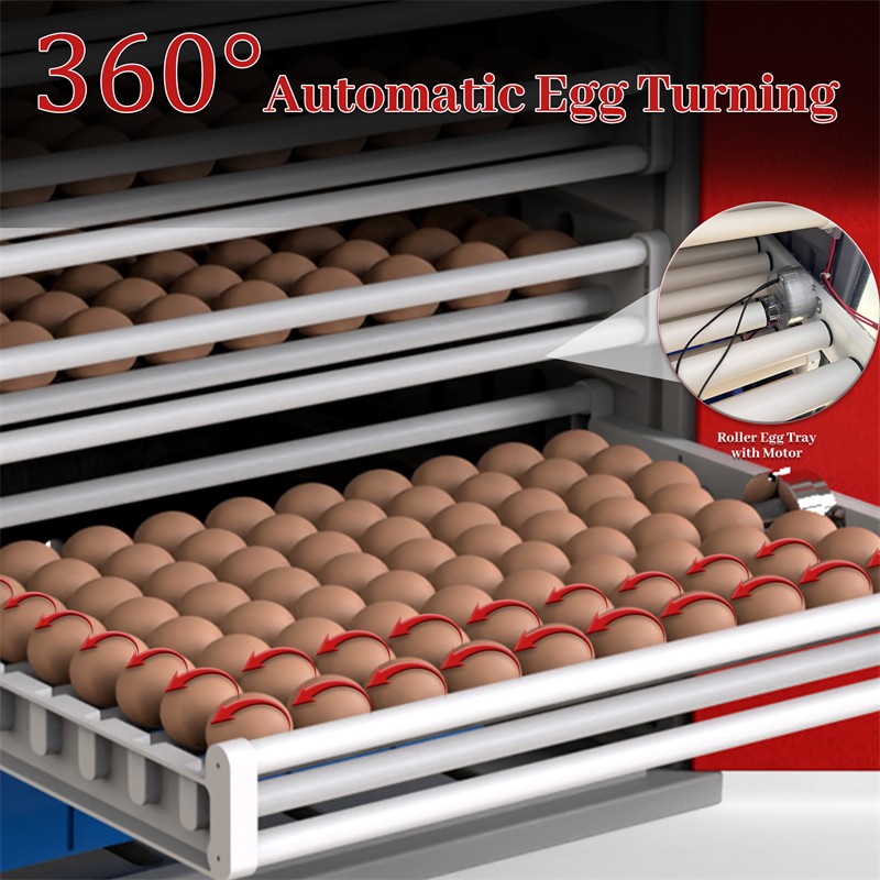 1000-Egg Incubator Digital Hatcher w/ Automatic Temperature & Humidity Control