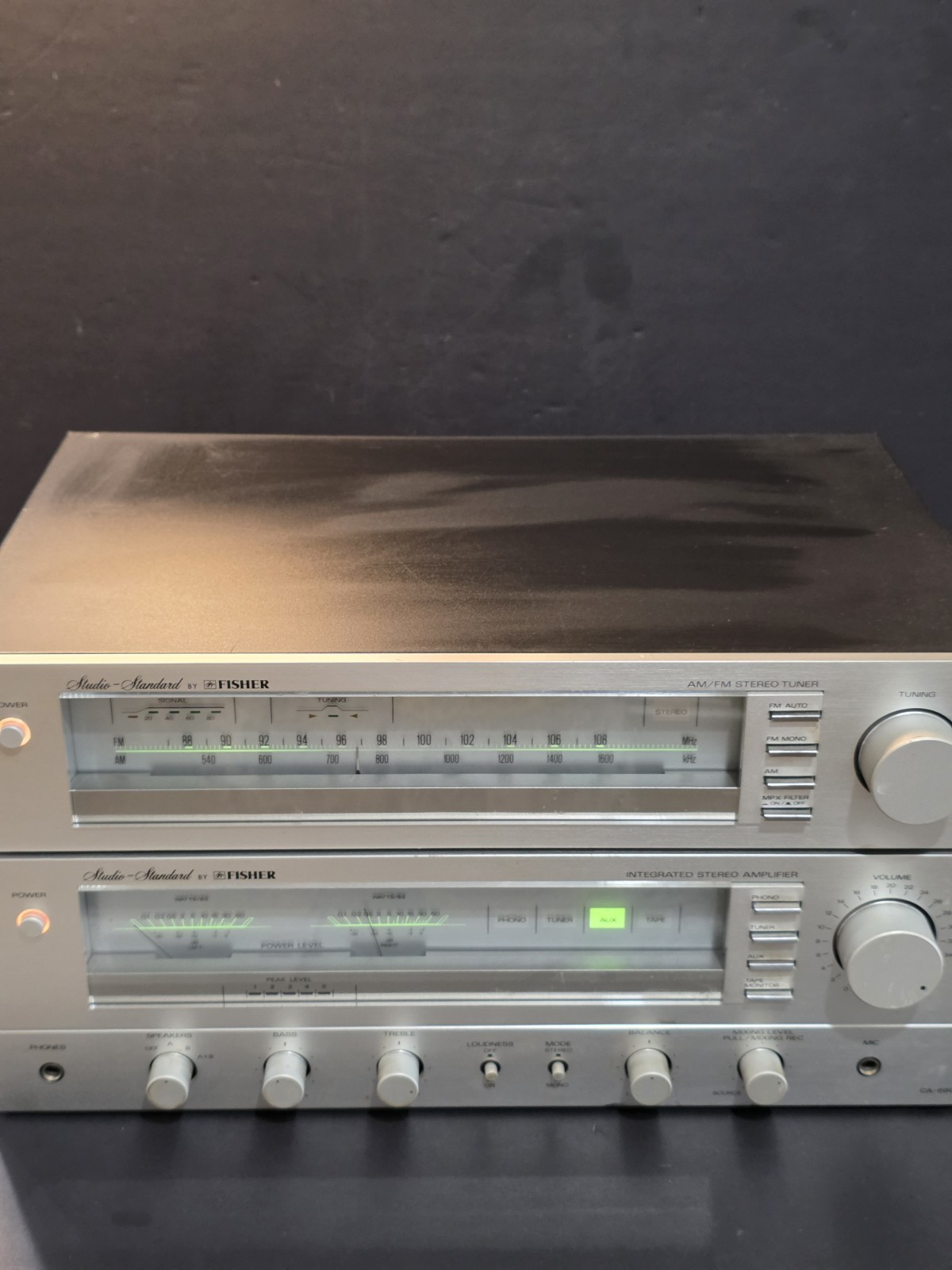 Vintage Fisher Studio Standard CA-660 Amplifier & FM-440 Tuner Set - Tested