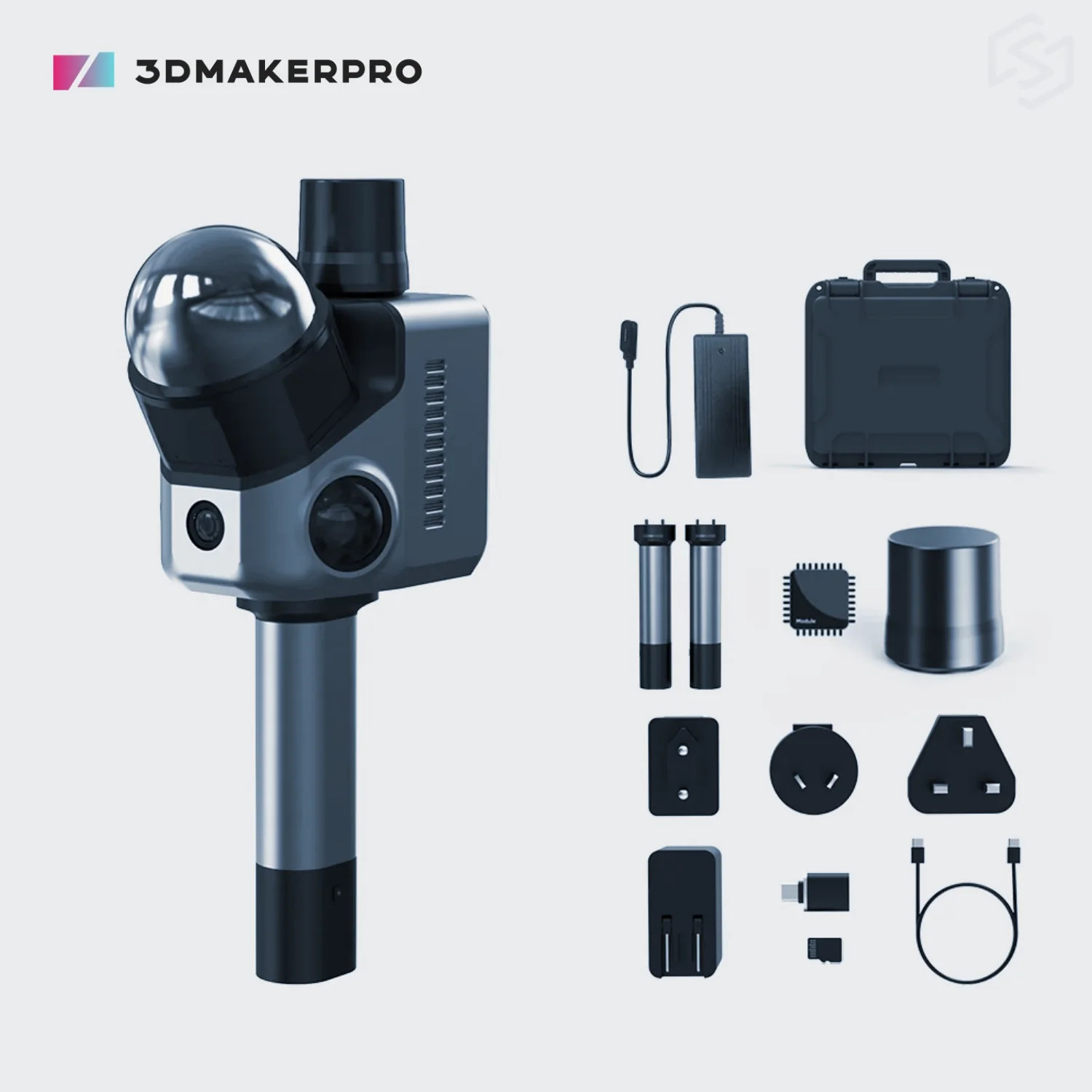 3DMakerpro Hawk LiDAR-Based Spatial 3D Scanner - Commercial Solution