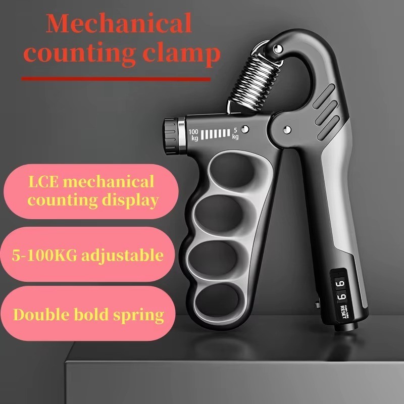 Adjustable Grip Strength Trainer 5-100kg | Hand Exerciser for Men & Women Fitnes