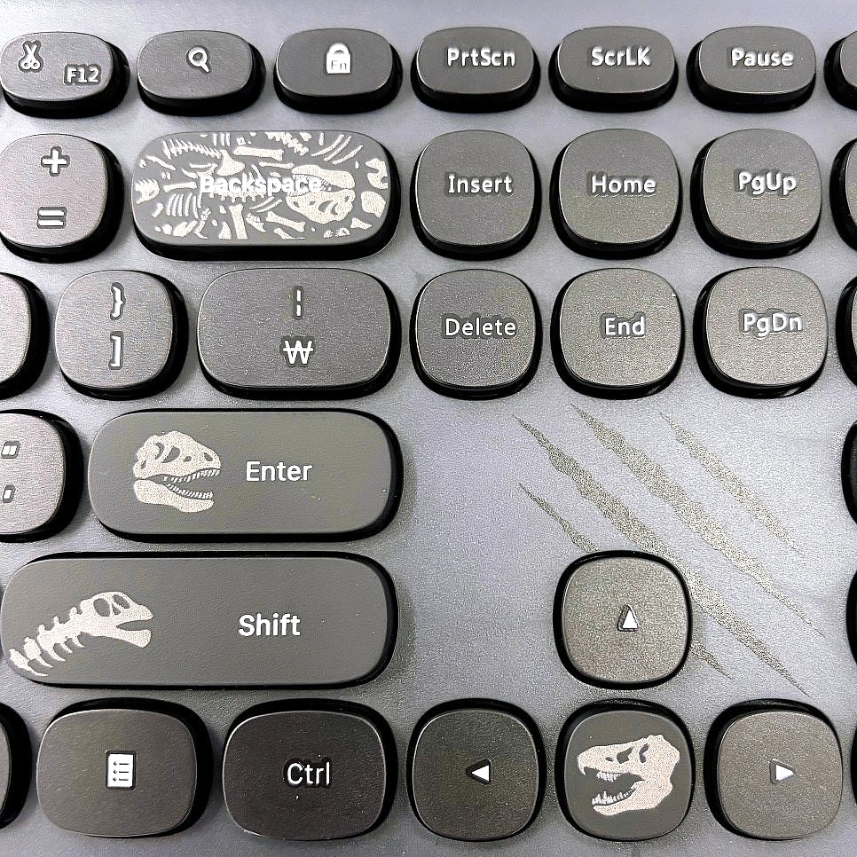 Universal Jurassic Park Wireless Keyboard Bluetooth Multi-Pairing Royche