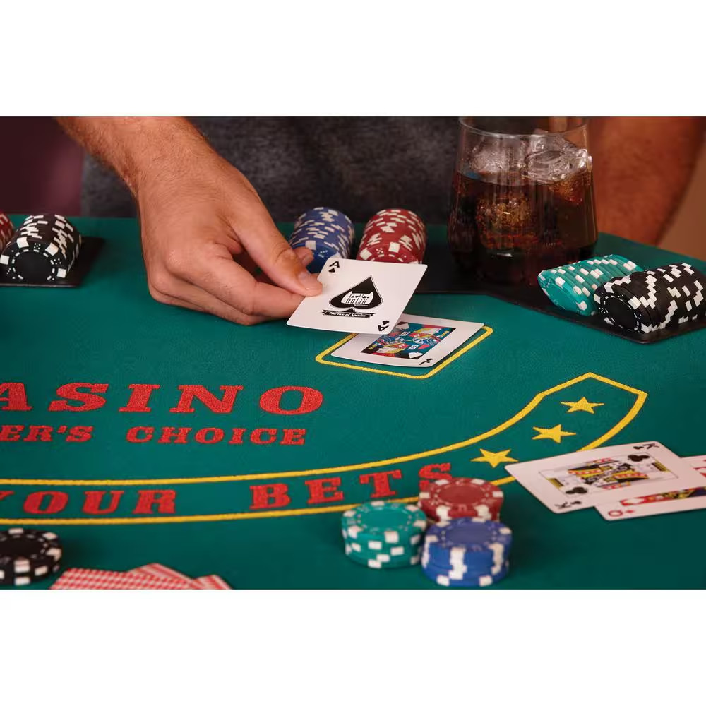 51 In. Poker and Blackjack Table Conversion Top