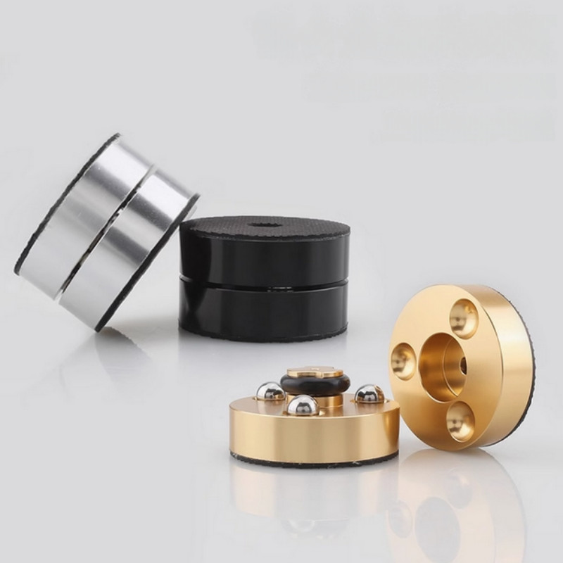 4pcs Turntable Isolation Stand Feet Base Pad Beads HiFi Speaker Shock Absorber
