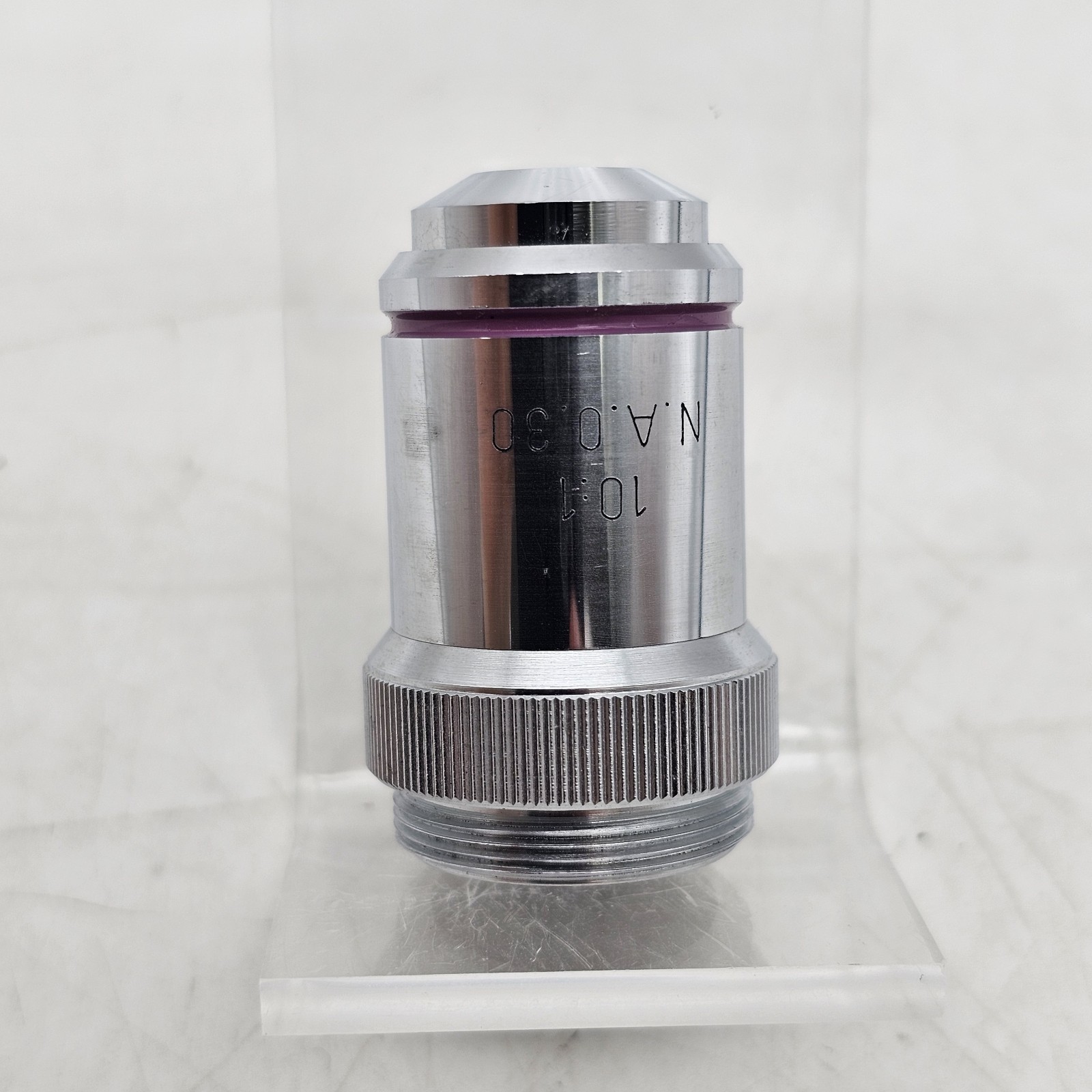 Rolyn-RAU 10:1 N.A. 0.30 Microscope Objective Lens Germany